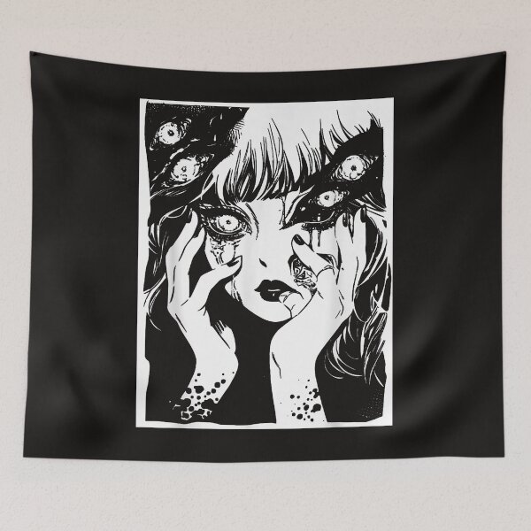 Item preview,  Edgy Creepy Horror Anime Manga Weird Japan Japanese Harajuku designed and sold by SaraBovey88.