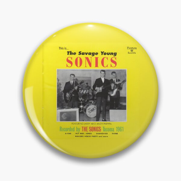 Item preview, The Sonics – The Savage Young Sonics 1961 Retro Design designed and sold by fintantalonet.