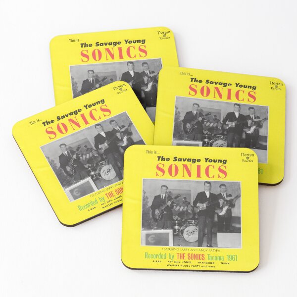 Item preview, The Sonics – The Savage Young Sonics 1961 Retro Design designed and sold by fintantalonet.