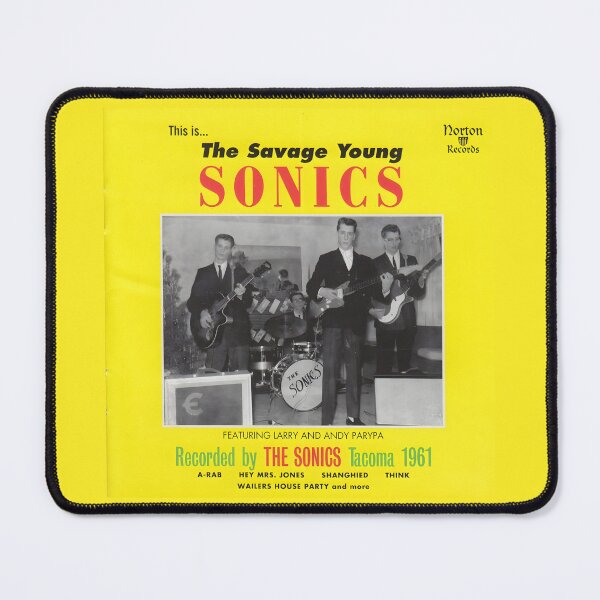 Item preview, The Sonics – The Savage Young Sonics 1961 Retro Design designed and sold by fintantalonet.