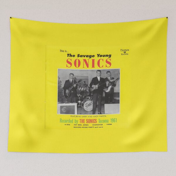 Item preview, The Sonics – The Savage Young Sonics 1961 Retro Design designed and sold by fintantalonet.