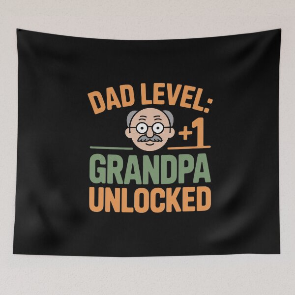Item preview, Dad Level Grandpa Unlocked novelty Gold Green Comic designed and sold by LeeEvans222.