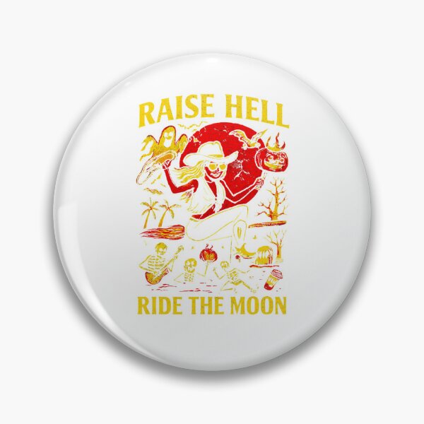 Item preview, Ride the Moon – Flaming Pumpkin Witch Poster – Halloween Classic T-Shirt designed and sold by inkfluenceart.