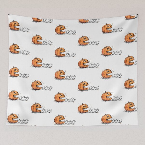 Item preview, Ferocious Pumpkin and Playful Ghost Parade designed and sold by QuietBloom80.