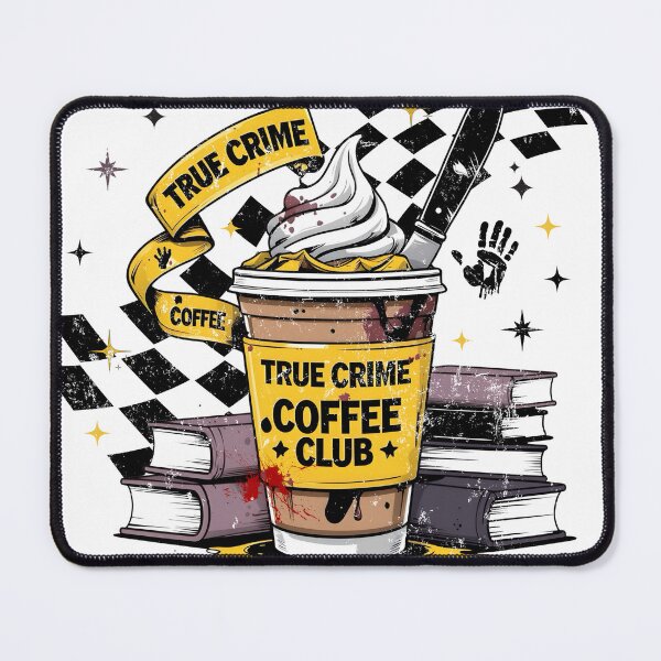 Item preview, True Crime Coffee Club Horror Books Mystery Lovers designed and sold by unboxdesign.