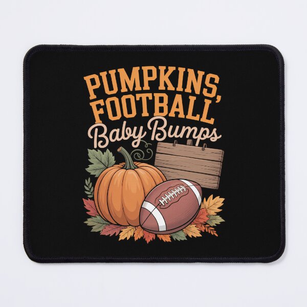 Item preview, Pumpkin Football Pregnancy Funny designed and sold by savrmiller.