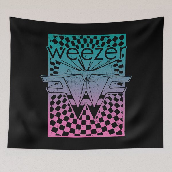 Item preview, Checkered Weezer Poster (Aged) designed and sold by SantinaBarton.