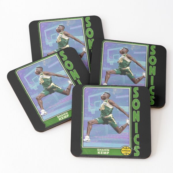 Item preview, Shawn Kemp Retro Basketball Trading Card Design designed and sold by TeresaRath.