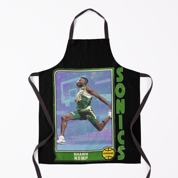 Item preview, Shawn Kemp Retro Basketball Trading Card Design designed and sold by TeresaRath.