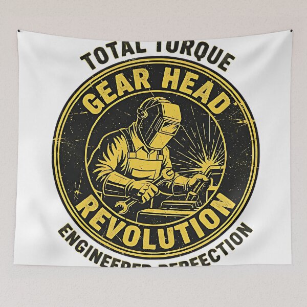 Item preview, Gear Head Revolution – Welding & Engineering Industrial Torque Design designed and sold by GraceStokesa.