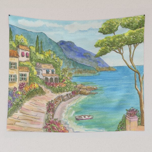 Item preview, Seaside Village designed and sold by Catherine Holcombe.