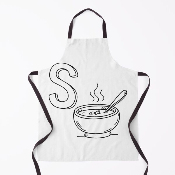 Item preview, An illustration of letter S stand for Soup designed and sold by rasagamastore.