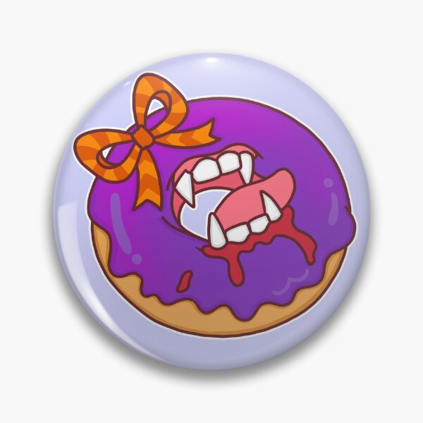 Item preview, Vampire Donut – Creepy Cute Halloween Dessert designed and sold by BGMeYou.