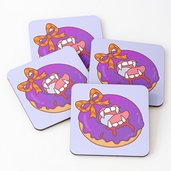 Item preview, Vampire Donut – Creepy Cute Halloween Dessert designed and sold by BGMeYou.