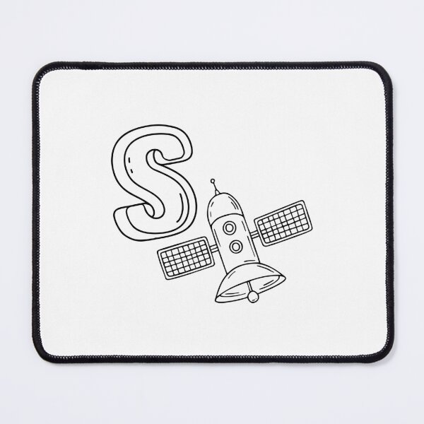 Item preview, An illustration of letter S stand for Space Station designed and sold by rasagamastore.