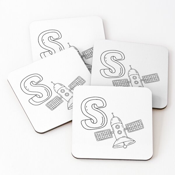 Item preview, An illustration of letter S stand for Space Station designed and sold by rasagamastore.