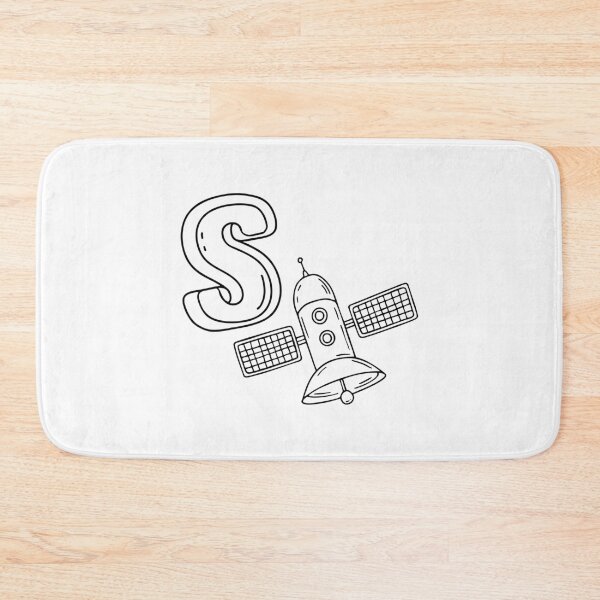 Item preview, An illustration of letter S stand for Space Station designed and sold by rasagamastore.