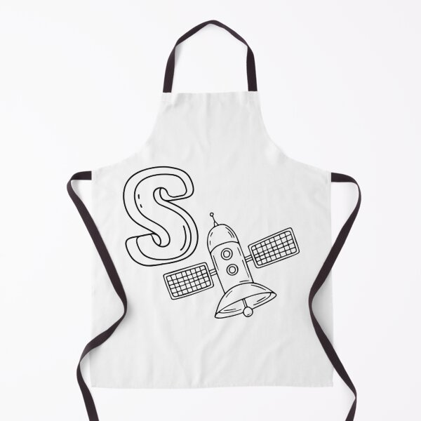 Item preview, An illustration of letter S stand for Space Station designed and sold by rasagamastore.