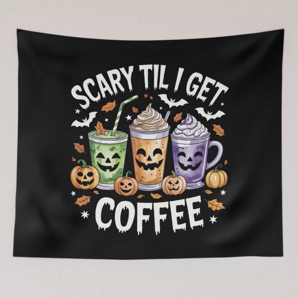 Item preview, Scary Cute Coffee Spice Halloween designed and sold by savrmiller.