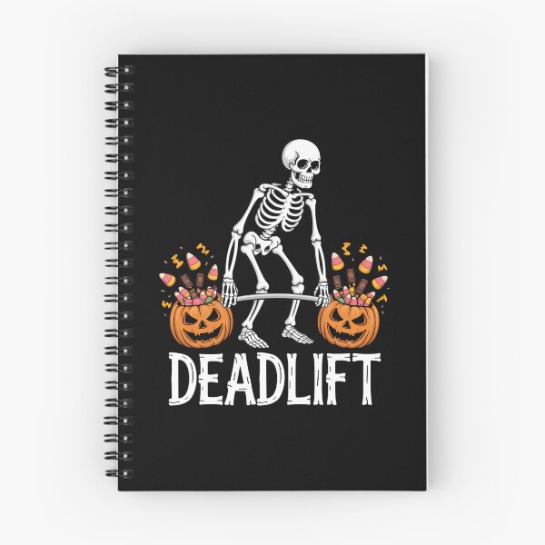 Item preview, Skeleton Dead Lift Candy Gym Workout Halloween designed and sold by savrmiller.