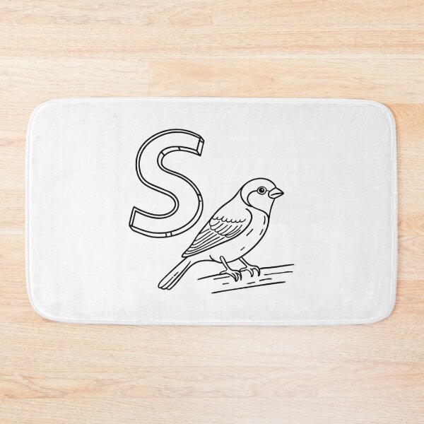 Item preview, An illustration of letter S stand for Sparrow designed and sold by rasagamastore.