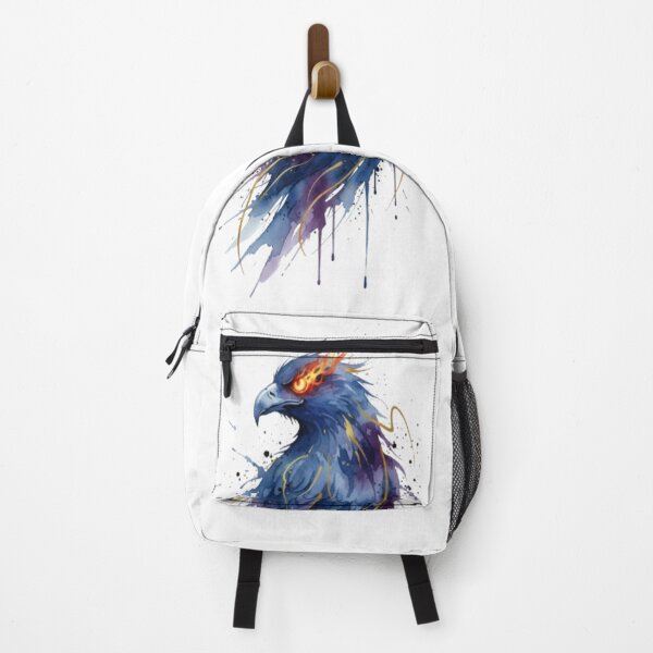 Item preview, Fiery Mystic Eagle – Abstract Watercolor Bird Art designed and sold by FunkyPatakha.
