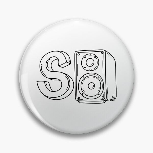 Item preview, An illustration of letter S stand for Speaker designed and sold by rasagamastore.