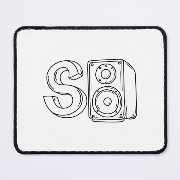 Item preview, An illustration of letter S stand for Speaker designed and sold by rasagamastore.