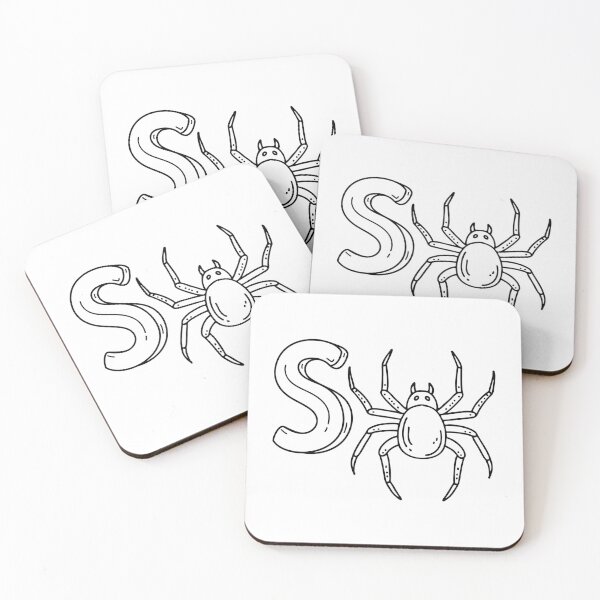Item preview, An illustration of letter S stand for Spider designed and sold by rasagamastore.