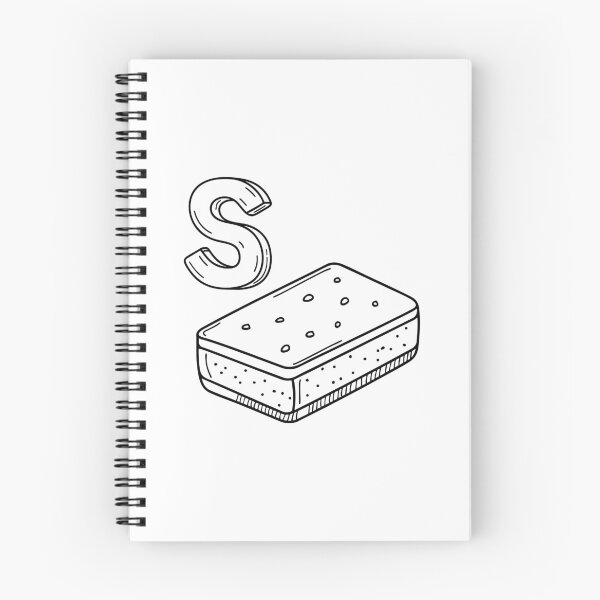 Item preview, An illustration of letter S stand for Sponge designed and sold by rasagamastore.