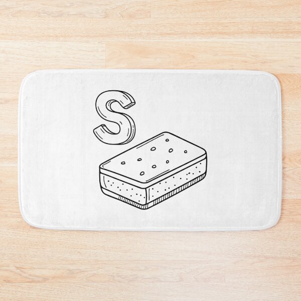 Item preview, An illustration of letter S stand for Sponge designed and sold by rasagamastore.