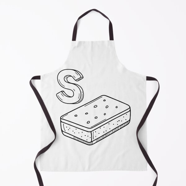 Item preview, An illustration of letter S stand for Sponge designed and sold by rasagamastore.