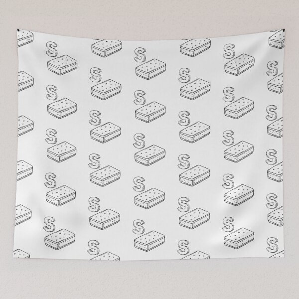 Item preview, An illustration of letter S stand for Sponge designed and sold by rasagamastore.