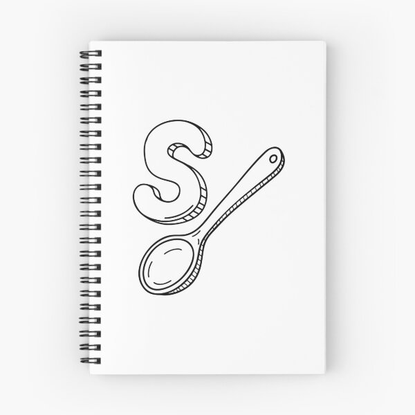 Item preview, An illustration of letter S stand for Spoon designed and sold by rasagamastore.