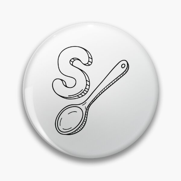 Item preview, An illustration of letter S stand for Spoon designed and sold by rasagamastore.