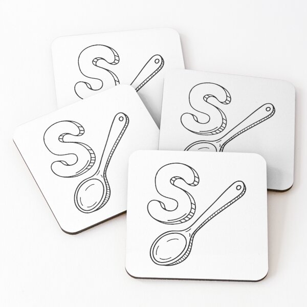 Item preview, An illustration of letter S stand for Spoon designed and sold by rasagamastore.