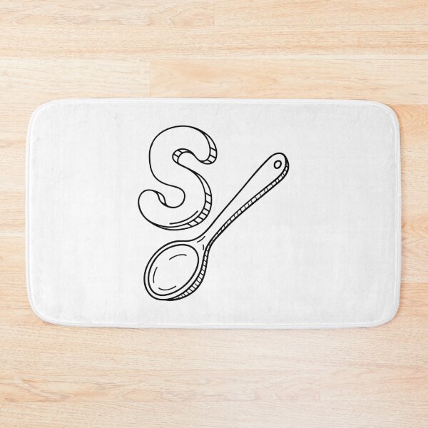 Item preview, An illustration of letter S stand for Spoon designed and sold by rasagamastore.