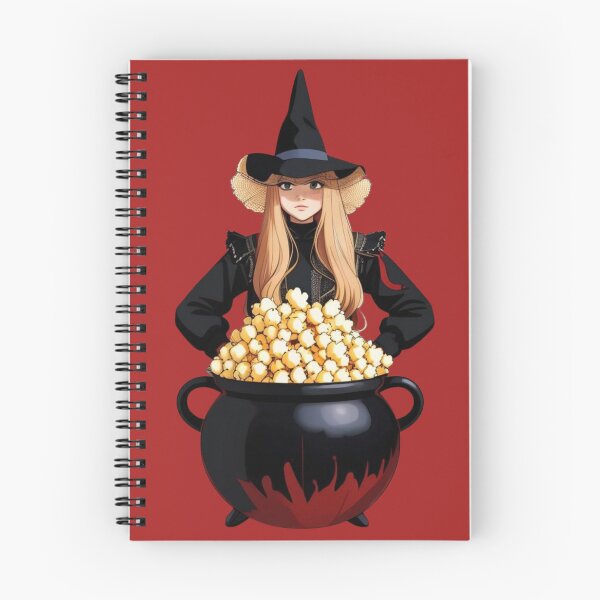 Item preview, Witch with Popcorn Cauldron – Funny Halloween Art designed and sold by Ivy-Triggs.
