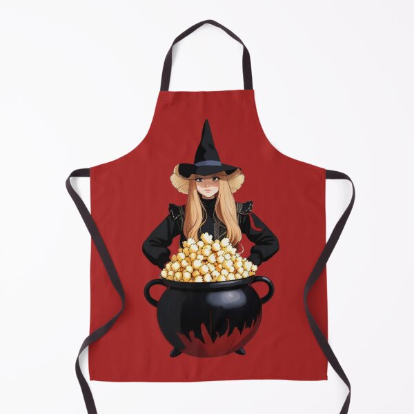 Item preview, Witch with Popcorn Cauldron – Funny Halloween Art designed and sold by Ivy-Triggs.