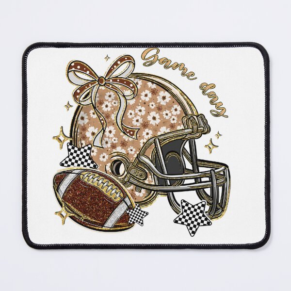 Item preview, Glitter Couquette Rugby Ball, Game Day, Sport Lovers,  Football Lover designed and sold by vintagearttee.