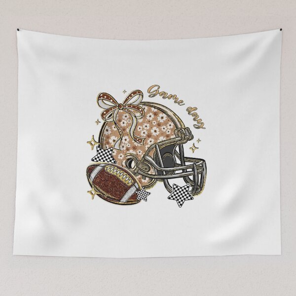Item preview, Glitter Couquette Rugby Ball, Game Day, Sport Lovers,  Football Lover designed and sold by vintagearttee.