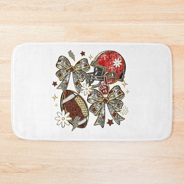 Item preview, Glitter Couquette Red Rugby Ball, Game Day, Sport Lovers,  Football Lover designed and sold by vintagearttee.