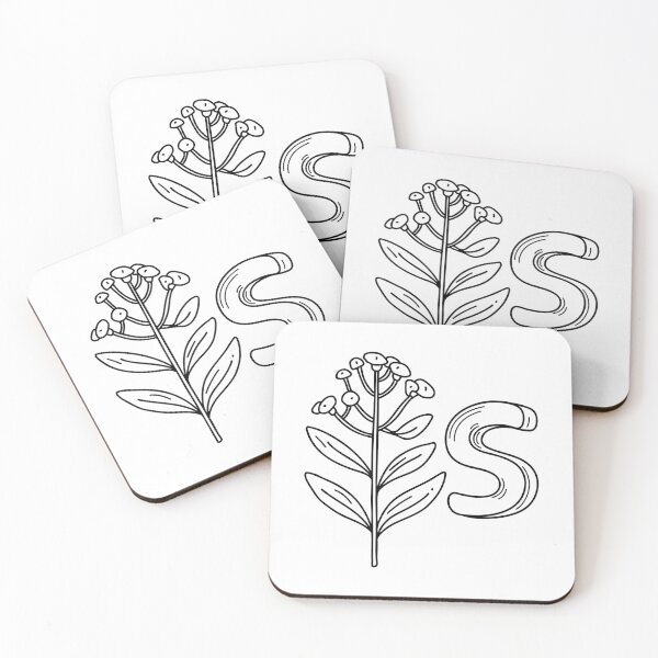 Item preview, An illustration of letter S stand for Spurge designed and sold by rasagamastore.