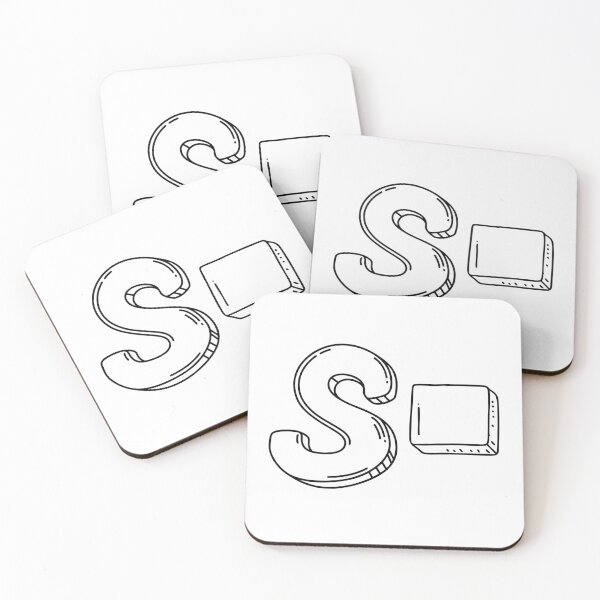 Item preview, An illustration of letter S stand for Square designed and sold by rasagamastore.