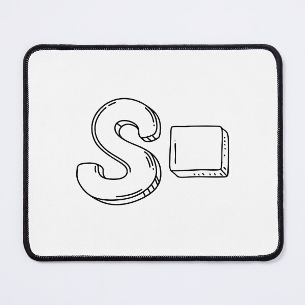 Item preview, An illustration of letter S stand for Square designed and sold by rasagamastore.