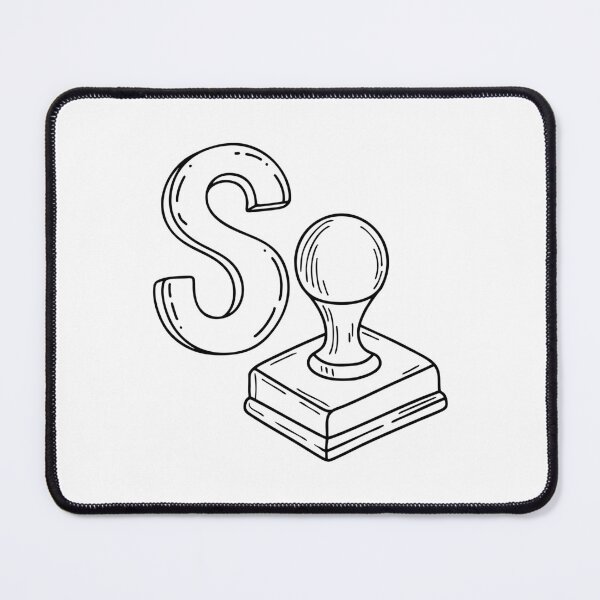 Item preview, An illustration of letter S stand for Stamp designed and sold by rasagamastore.