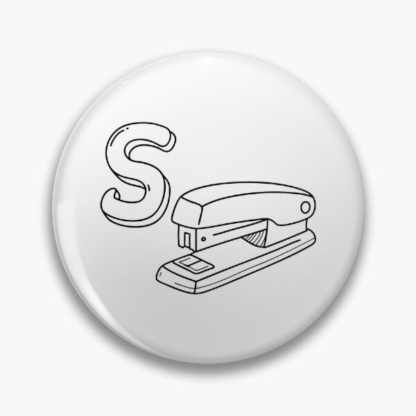 Item preview, An illustration of letter S stand for Stapler designed and sold by rasagamastore.
