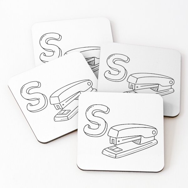 Item preview, An illustration of letter S stand for Stapler designed and sold by rasagamastore.