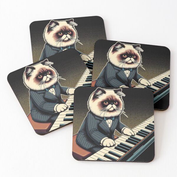Item preview, Pianist himalayan cat  designed and sold by Dogandesighn.