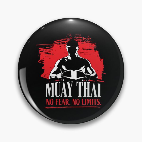 Item preview, Muay Thai Fighter – No Fear No Limits designed and sold by k9printart.